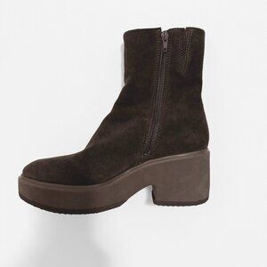 Matisse Jessie Brown Suede Platform Bootie Sz 8.5